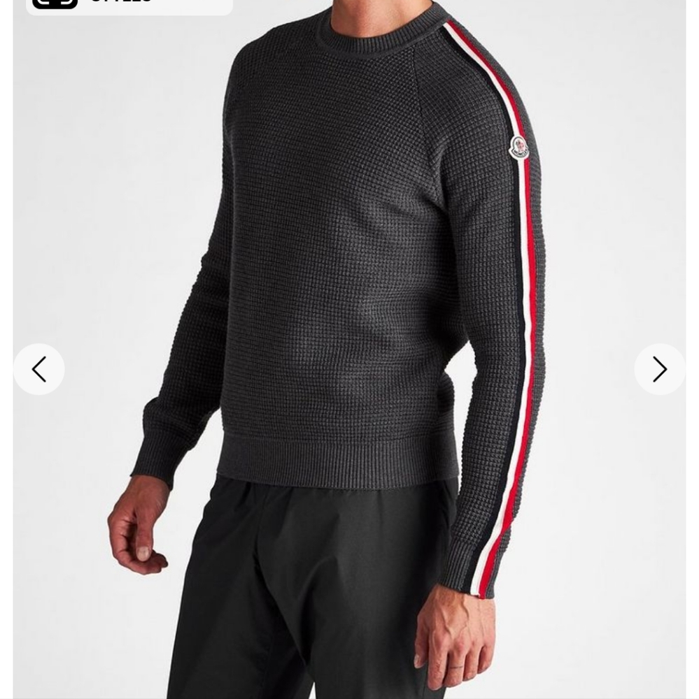 MONCLER Waffle Knit Sweater